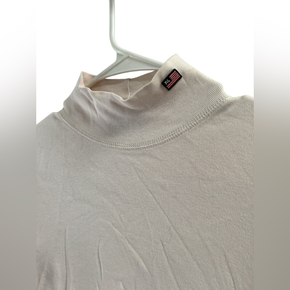 Ralph Lauren light pink long sleeve turtleneck shirt - Picture 2 of 4